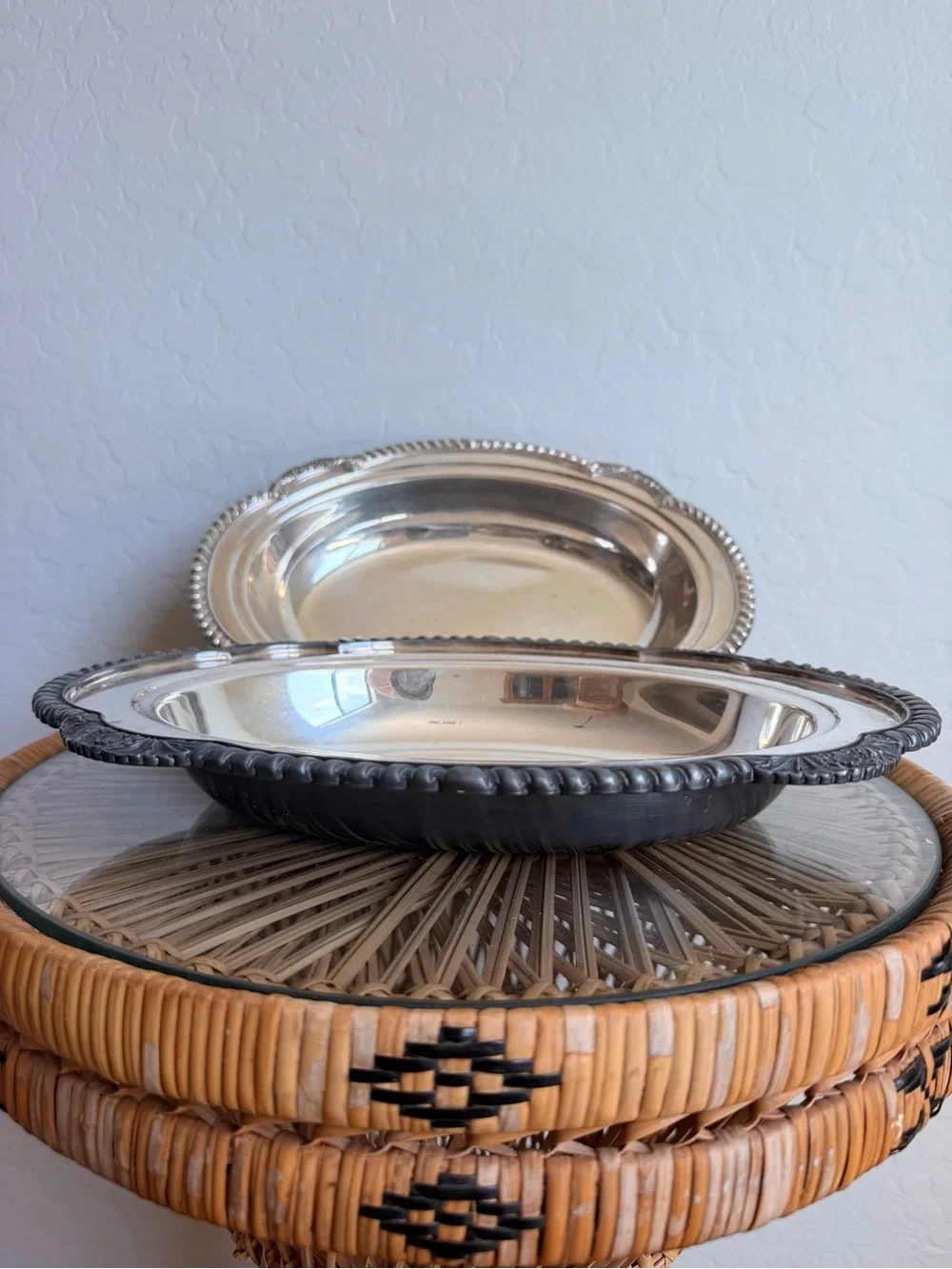 VINTAGE Wallace Melford Silverplate Serving Dish